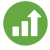 4 Icon representing growth with upward arrows, symbolizing increased visibility and sales activity for local businesses through optimized Google Business Profiles.